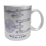 Star Trek Tasse Enterprise Rückseite