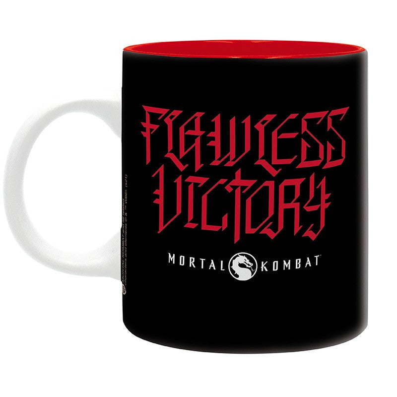 Mortal Kombat Tasse Logo Rückseite