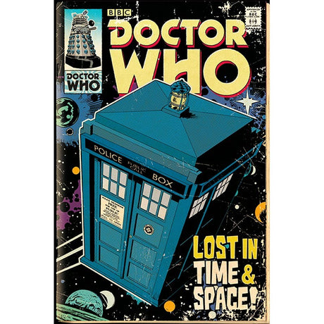 Doctor Who Poster Tardis Comic