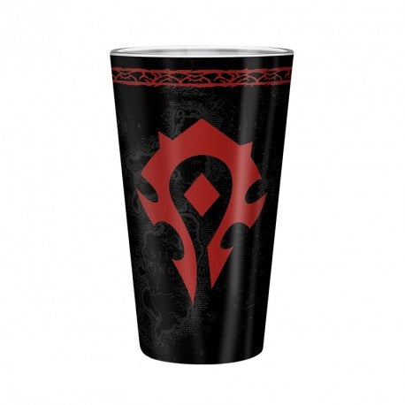 World of Warcraft Trinkglas Horde Logo