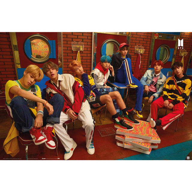 BTS Poster Pizza