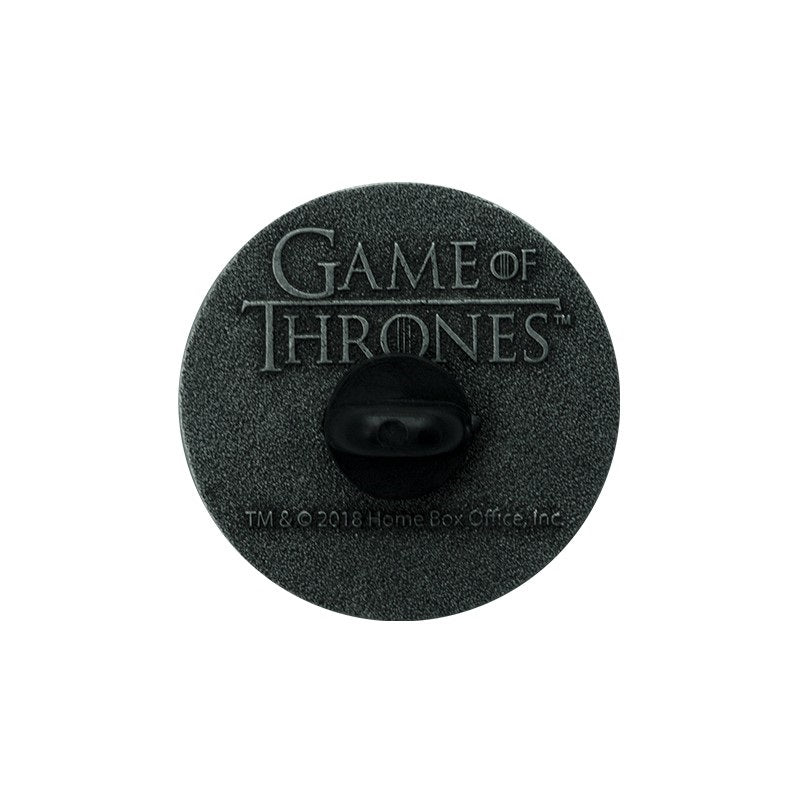 Game of Thrones Anstecker Stark Rückseite