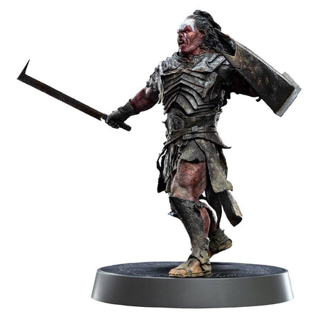 Herr der Ringe Statue Lurtz Seitenansicht