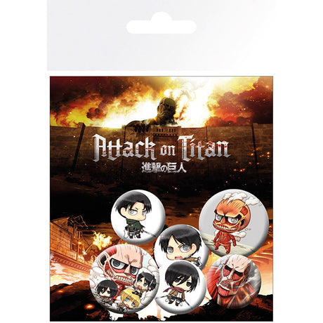 Attack on Titan Buttons Anstecker