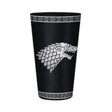 Game of Thrones Trinkglas Stark Wolf