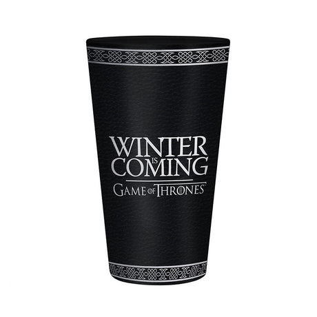 Game of Thrones Trinkglas Stark Spruch