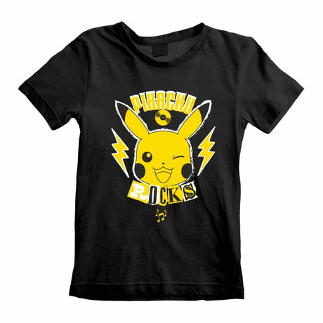 Pokemon Kindershirt Pikachu Rocks