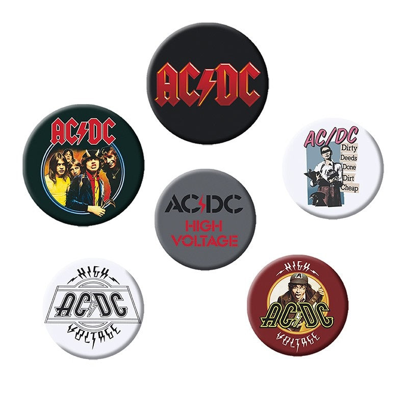 AC/DC Anstecker (6x)