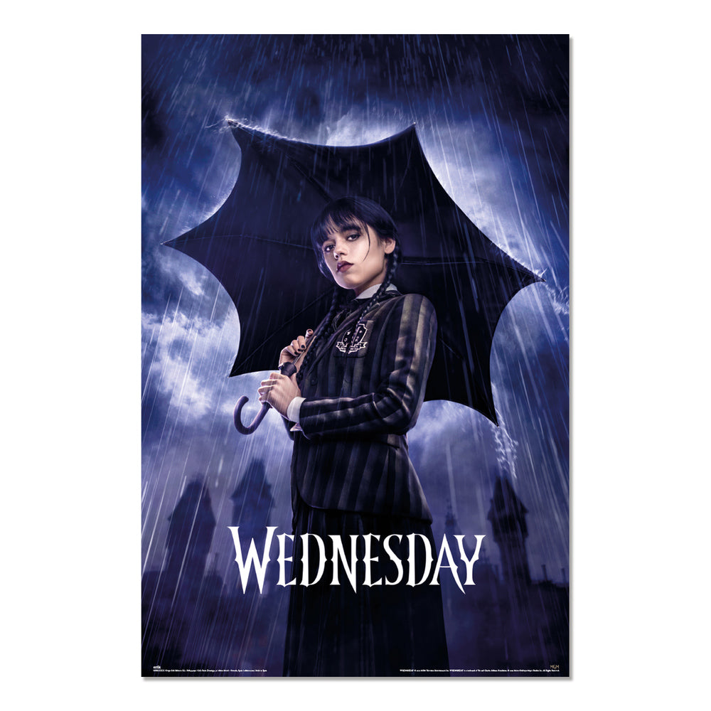 Wednesday Poster Umbrella