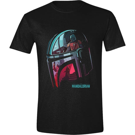 Star Wars Shirt Mandalorian Helmet Reflection