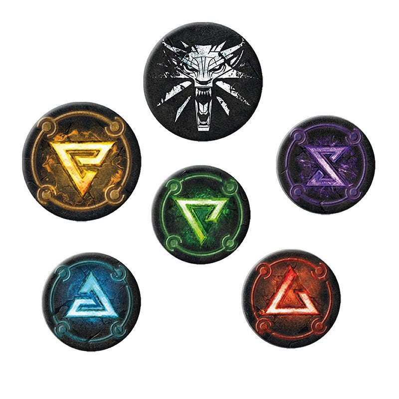 The Witcher Anstecker Signs