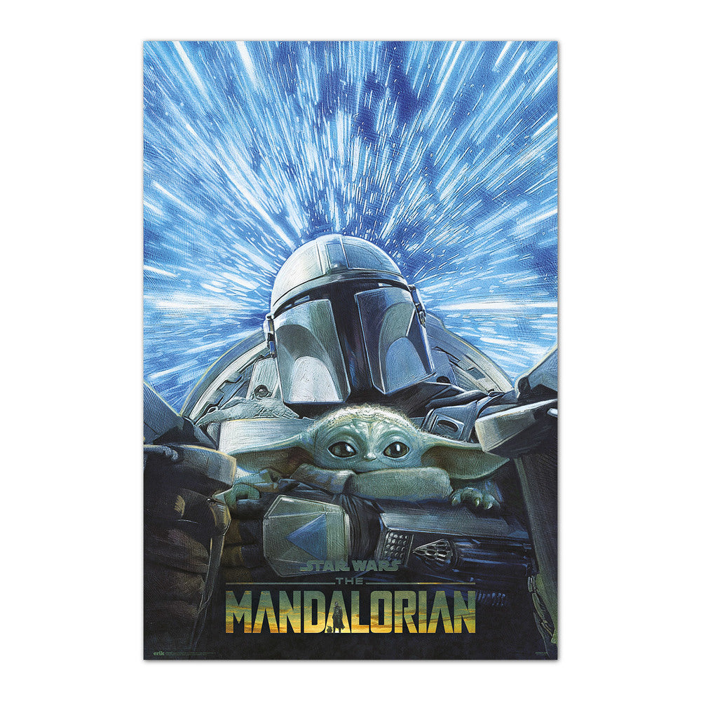 Star Wars Poster The Mandalorian Hyperspace