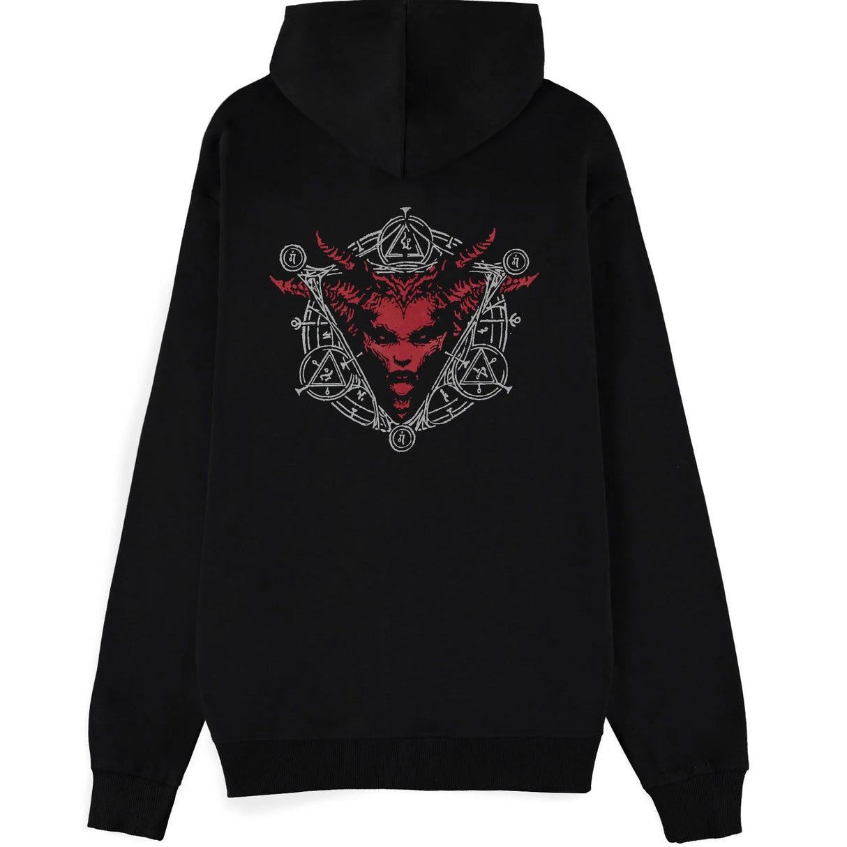 Diablo 4 Zipper Hoodie Lilith Rising Backprint