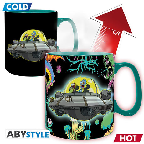 Rick and Morty Tasse mit Thermoeffekt Spaceship