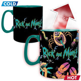 Rick and Morty Tasse mit Thermoeffekt Spaceship Logo
