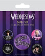 Wednesday Buttons Nevermore