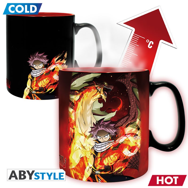 Fairy Tail Tasse mit Thermoeffekt Natsu & Lucy 460ml
