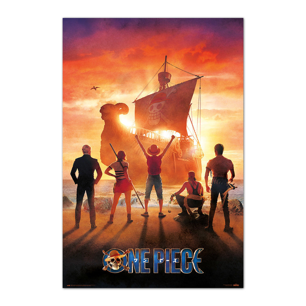 One Piece Netflix Poster Straw Hat Pirates