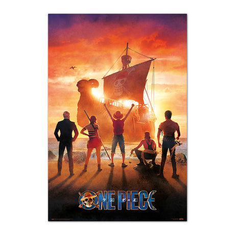 One Piece Netflix Poster Straw Hat Pirates