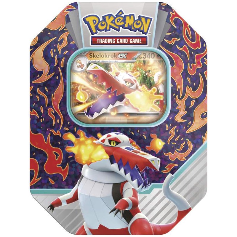 Pokemon Sammelkarten Tin-Box Skelokrok