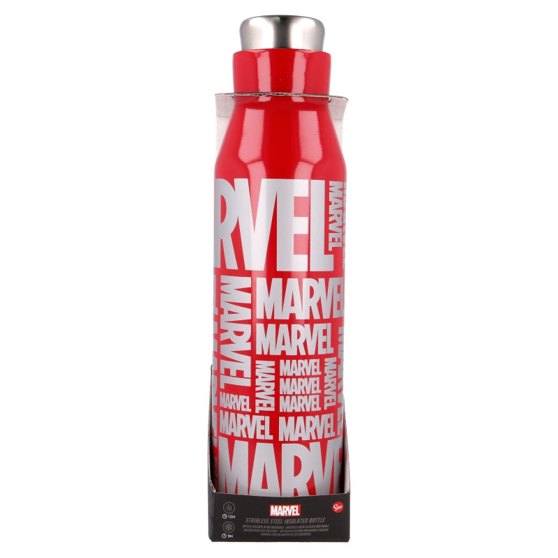 Marvel Edelstahl Trinkflasche Logo 580ml