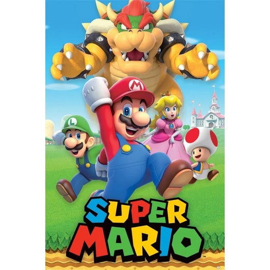 Nintendo Poster Super Mario Charaktere