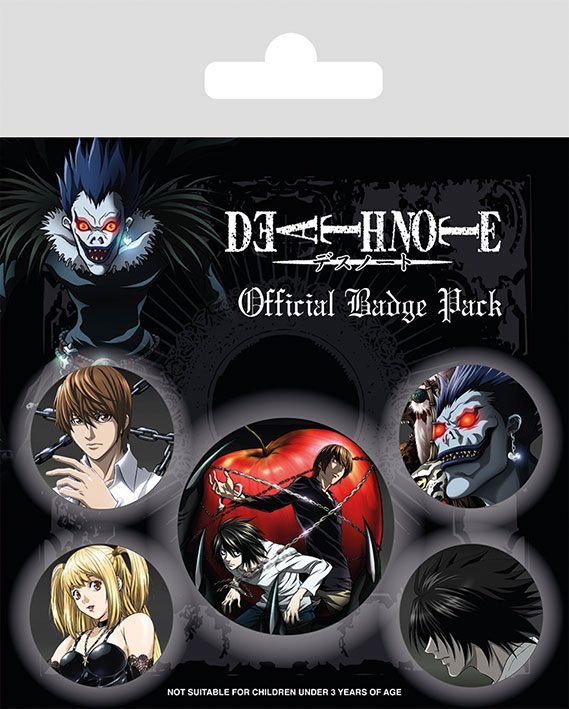 Death Note Anstecker Charktere (5)