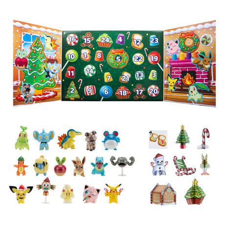 Pokemon Adventskalender Battle Figures Inhalt