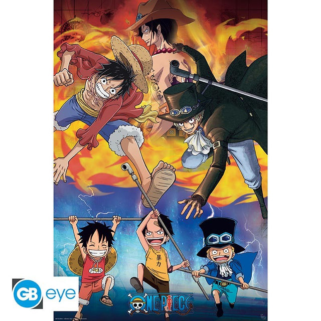 One Piece Poster Ace Sabo Ruffy