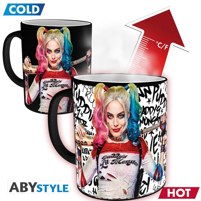 DC Comics Tasse mit Thermoeffekt Harley Quinn