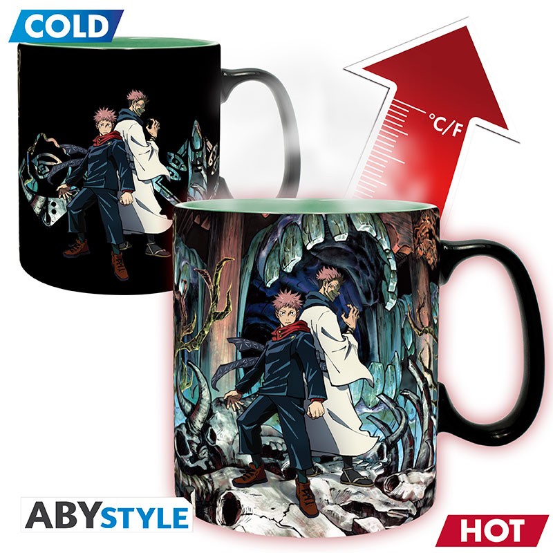 Jujutsu Kaisen Tasse mit Thermoeffekt Itadori & Sukuna 460ml
