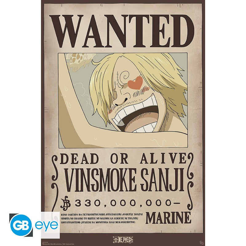 One Piece Poster Wanted Sanji