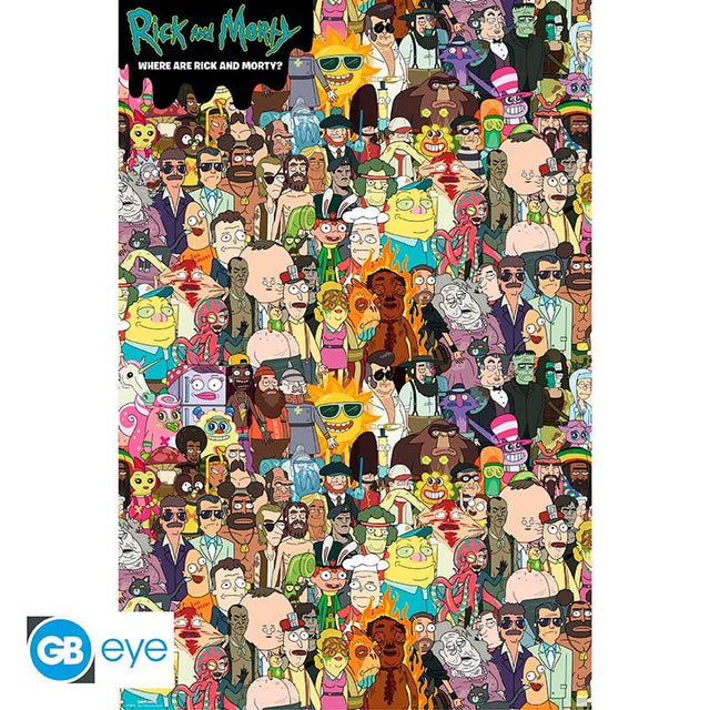 Rick & Morty Poster Where's Rick