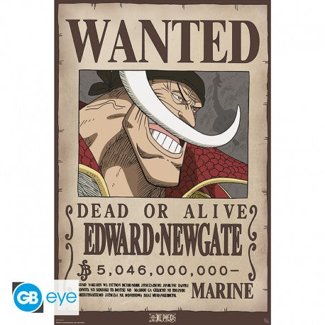 One Piece Poster Wanted Edward Newgate