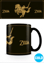 Zelda Tasse mit Thermoeffekt Map