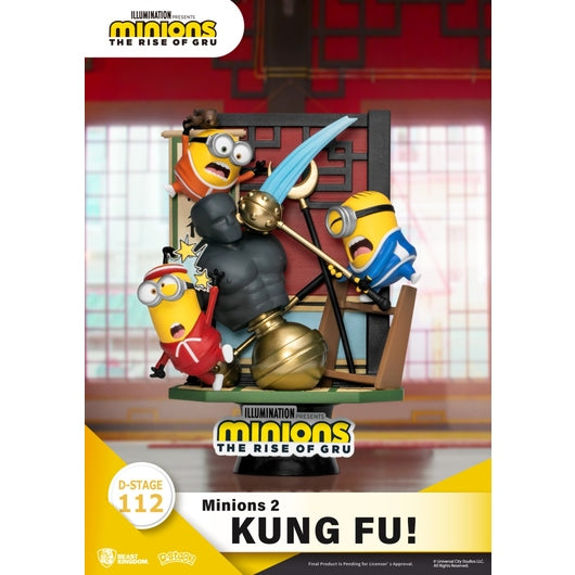 Minions D-Stage Figur Kung-Fu