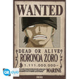 One Piece Poster Wanted Zoro 2