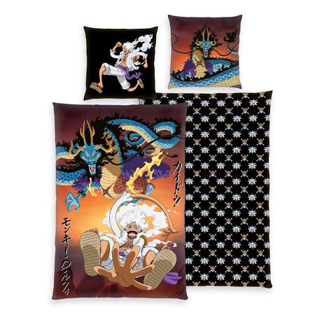 One Piece Bettwäsche Ruffy & Kaido