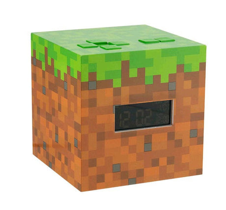 Minecraft Wecker Grasblock