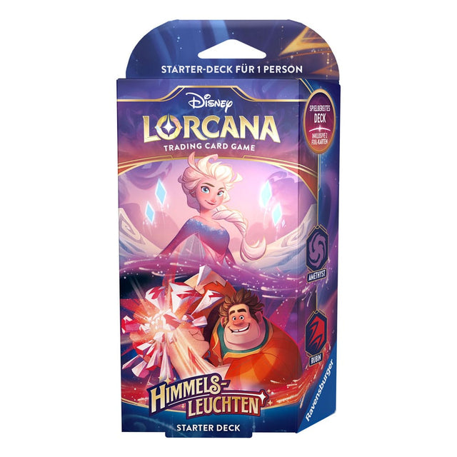 Lorcana Starter Deck Himmelsleuchten (Amethyst & Rubin)