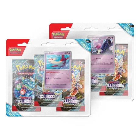 Pokemon 3er-Blister Stellarkrone
