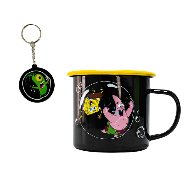 Spongebob Tasse + Schlüsselanhänger
