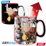 One Punch Man Tasse mit Thermoeffekt Helden
