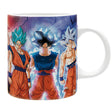 Dragon Ball Tasse Goku Transfomationen
