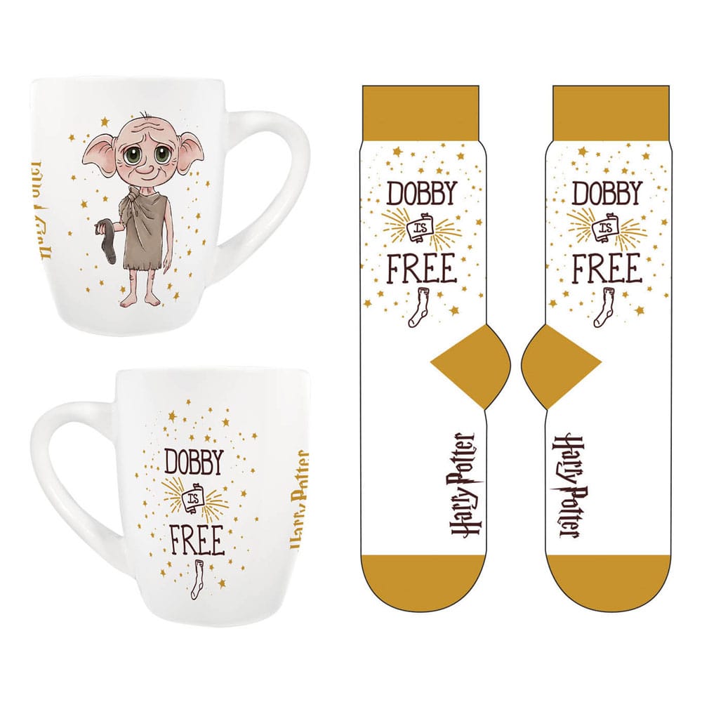 Harry Potter Tasse mit Socken Dobby
