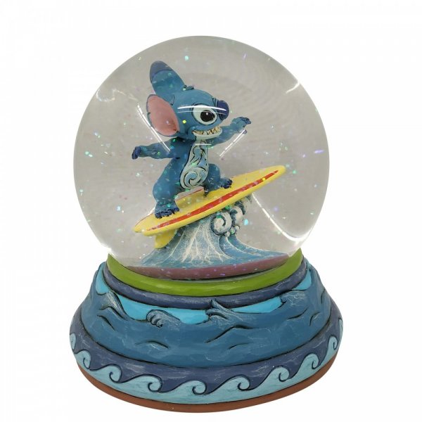 Disney Schneekugel Stitch Surfer
