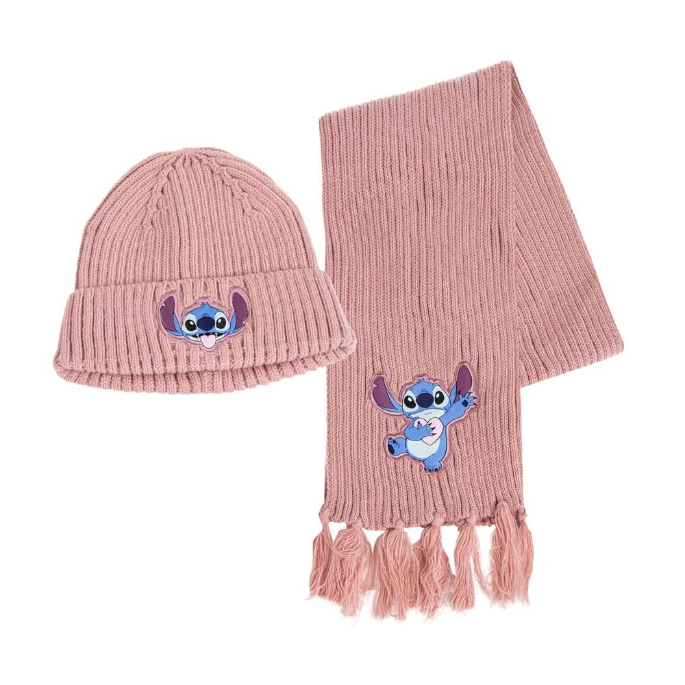 Disney Beanie + Schal Stitch
