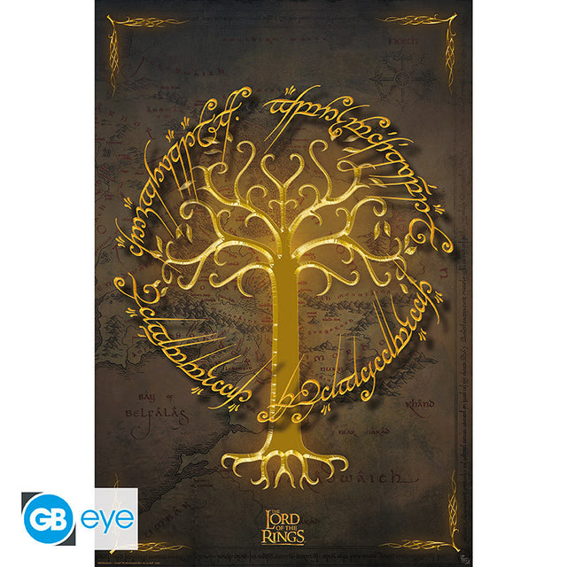 Herr der Ringe Poster Weißer Baum
