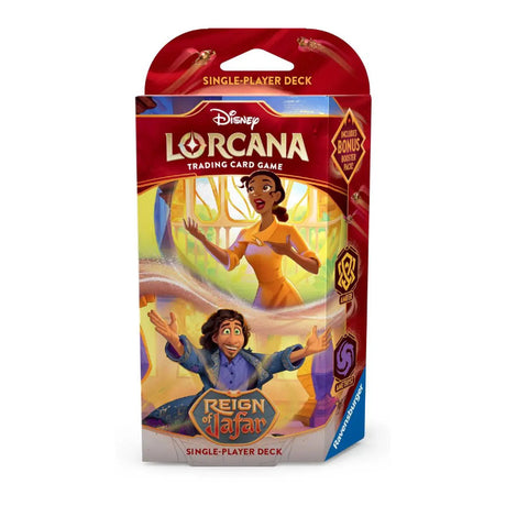 Lorcana Starterdeck Domäne von Dschafar Bernstein Amethyst
