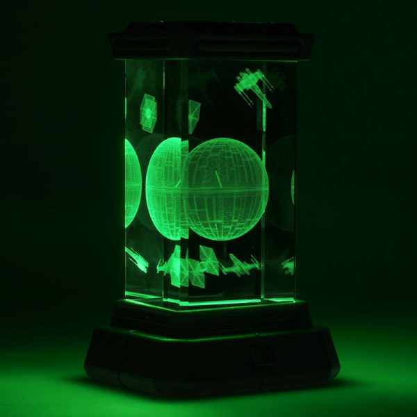 Star Wars Holografische Lampe Todesstern
